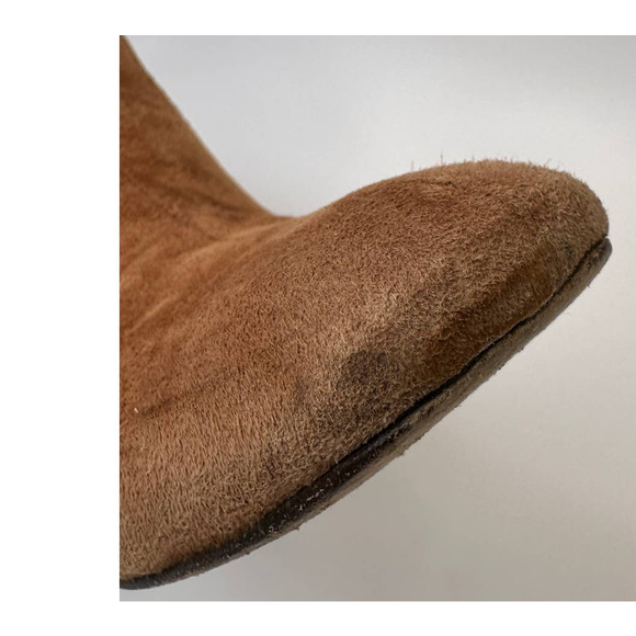 Maryam Nassir Zadeh Agnes Auburn Suede Zip Up Ankle Boots Size 39.5 EU EUC - Picture 10 of 16